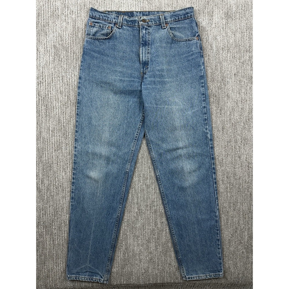 Vtg Levis 550 Jeans Mens 36x34 (fits 34x34) Light Wash Relaxed Fit Made In USA